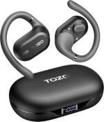 TOZO OpenWear Open Ear Earbuds, AI Translation Earbuds Real Time 164 Languages, Adjustable Ear Hooks, Ultra Comfort, Bluetooth Headphones 5.4 with Smart Digital Display for Running, Office - Image 2