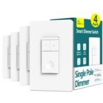 TREATLIFE Smart Dimmer Switch 4 Pack, Single Pole 2.4GHz Wi-Fi Smart Light Switch Works with Alexa and Google Assistant, Neutral Wire Needed, Schedule, Remote Control, FCC Listed - Image 2