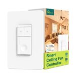 TREATLIFE Smart Fan Switch, 4 Speed Fan Switch for Ceiling Fan, Neutral Wire Required, 2.4GHz WiFi Smart Ceiling Fan Control Works with Alexa, Google Home, Remote Control, Schedule, No Hub Required - Image 2