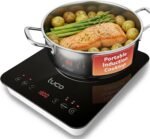 TUCO Portable Induction Cooktop Burner Hot Plate Electric Stove with Shatter-Proof Ceramic Glass, LCD Sensor Touch, ETL Certified, 20 Cooking Modes, 1800 Watts - Image 2