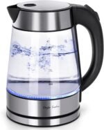 Taylor Swoden Glass Hot Water Kettle Electric for Tea and Coffee 1.7 Liter Fast Boiling Electric Kettle Cordless Water Boiler with Auto Shutoff & Boil Dry Protection - Image 2