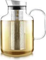 Teabloom 100% Plastic-Free Extra-Large Multi-Brew Borosilicate Glass Teapot + Kettle + Pitcher – Steep and Serve Hot Tea, Iced Tea, Cold Brew Tea and Fruit Infused Water – Legacy Tea Maker - Image 2