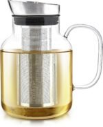 Teabloom 100% Plastic-Free Large Multi-Brew Borosilicate Glass Teapot + Kettle + Pitcher – Steep and Serve Hot Tea, Iced Tea, Cold Brew Tea and Fruit Infused Water – Legacy Tea Maker - Image 2