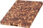 Teakhaus Butcher Block Cutting Board - Large Wooden Cutting Board - Holiday Gift Ideas for Men and Women - Gift-Ready End Grain Wood, Knife Friendly - FSC Certified - Image 2