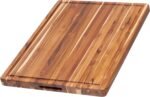 Teakhaus Cutting Board - Extra Large (XL) Wood Cutting Board with Juice Groove - Holiday Gift Ideas for Men and Women - Gift-Ready, Reversible, Edge Grain Wood, Knife Friendly - FSC Certified - Image 2