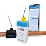 TempTouch WiFi Clamp Temperature and Humidity Sensor, Smart Thermometer for Plumbing and HVAC, App-Controlled Wireless with Velcro Strap - Image 2