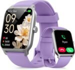 Tensky Smart Watch for Women, 1.85'' HD Touchscreen Lady Smartwatch for Android/iPhone/Samsung/(Bluetooth Call), Alexa Built-in, 100+ Sport Modes Fitness Digital Tracker,Sleep/Heart Rate/SpO2 Monitor - Image 2