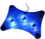 ThreeH USB Fan Laptop Cooling Pad with 3 Fans & Blue LED Lights for Laptop PS3 / PS4 / PS Slim H-UF01 - Image 2