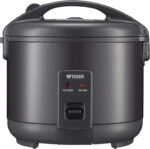 Tiger JNP-S10U-KY 5.5 Cup Capacity White Rice Cooker with Non-Stick Inner Pot, Retractable Power Cord, and Keep Warm up to 12 hours (Obsidian Black) - Image 2