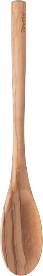 Tovolo Olivewood Kitchen Spoon, Natural Wood Cooking Utensil for Mixing and Stirring, Safe for Cast Iron and Nonstick Cookware, Smooth Finish, Durable Handle, 12-Inch - Image 2