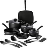 Tramontina Primaware 15-Piece Non Stick Cookware Set with Lids and Utensils, Aluminum Nonstick Pots and Pans Kitchen Set (Storm) - Image 2