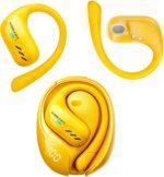 Transformers Open Ear Wireless Headphones Bluetooth 5.4 for Running & Workouts, Over The Ear Earbuds with IPX5 Waterproof Ear Hooks, Surround Sound, LED Display & Lanyard (Yellow - Bumblebee) - Image 2