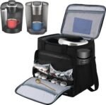 Travel Coffee Maker Carrying Bag Compatible with Keurig K-Classic/K-Elite/K-Supreme/K-Compact,Single Serve Coffee Maker Portable Storage Bag with Shoulder Strap(Patented Design) - Image 2
