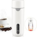 Travel Kettle, Portable Travel Tea Electric Kettle for Hot Water, Small Kettle with 4 Temperature Controls, 304 Stainless Steel, Fast Boiling Water with Auto Shut-Off (White, 400ML) - Image 2