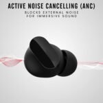 True Wireless,Bluetooth 5.4,Noise Cancelling Earbuds with Charging Case, IPX4 Rating, Sweat Resistant Earphones, in-Ear Headphones - Image 2
