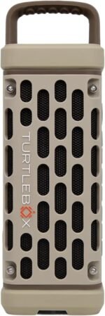 Turtlebox Ranger: Loud! Outdoor Portable Bluetooth 5.4 Speaker | Rugged, Waterproof, Ultra-Portable | Plays to 105db, Deep Bass, Shockproof, Unlimited Pairing for Full Stereo Experience, Tan - Image 2