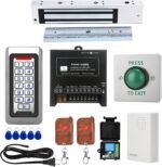 Tuya Smart Door Access Control System Kit, Waterproof Keypad Door Entry with 600lb Magnetic Lock, Remote Control & App Unlock, Doorbell for Home & Office - Image 2
