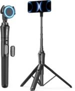 UBeesize 72'' Magnetic Tripod for iPhone with Remote, Extendable Cell Phone Tripod Stand, Compatible with MagSafe, Selfie Stick Tripod for iPhone 15 14 13 12 11 Series and Android Phones - Image 2
