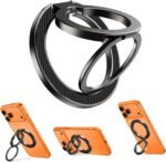UBeesize Magnetic Phone Ring Holder for MagSafe, Double-Sided Magnet Cell Phone Grip, Portable Finger Kickstand Compatible with iPhone 17 16 15 14 13 12 Series and Android Phones - Image 2