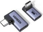 UGREEN 40Gbps Right Angle USB C Adapter Combo, 2-Pack 90 Degree USB-C Adapter Compatible with MacBook Pro/Air, Steam Deck, Switch, ROG Ally, Thunderbolt 4, iPhone 16/17, iPad - Image 2