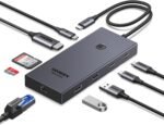UGREEN Revodok Pro 9 in 1 USB C Hub Gigabit Ethernet Adapter 4K@60Hz HDMI, 100W PD Charging, USB A Data Ports, SD/TF Card Reader Compatible with Mac M1, M2, M3,M4, Steam Deck - Image 2