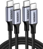 UGREEN USB C to USB C Cable, 100W 2-Pack USB C Charger Cable for iPhone 17/17 Air/17 Pro/17 Pro Max/16, MacBook Pro, iPad Pro, Dell XPS, Samsung Galaxy S25/S24/S23 Ultra, Switch, Pixel, 3.3FT Black - Image 2