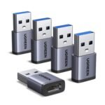 UGREEN USB to USB C Adapter 5 Pack, 10Gbps USBC Female to A Male Adapter, Type C USB C Cable Converter for iPhone 17 16 15 14 13 Plus Pro Max,iPad Air Mini 6 7,Samsung Galaxy S23 S24,iPad Air - Image 2