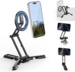 ULANZI SK29 Magnetic Phone Tripod, Foldable Mini Tripod Mount with MagSafe Phone Holder, Aluminium Cell Phone Stand with 1/4”, Arca Uka Base, Travel Vlog Essentials for iPhone 17/16/15/14/13/12 - Image 2