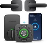 ULTRALOQ U-Bolt Pro WiFi Smart Lock with Handle, Fingerprint Keyless Entry Door Lock Set with Lever, Smart Deadbolt Locks for Front Door, Auto-Lock, Auto Unlock, App Remote Control, ANSI Grade 1 - Image 2
