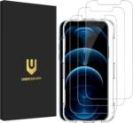 UNBREAKcable 3-Pack Screen Protector for iPhone 12 Pro Max, Double Shatterproof Tempered Glass [Easy Installation] [9H Hardness] [99.99% HD Clear] [Case Friendly] for iPhone 6.7 inch - Image 2