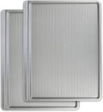 USA Pan Bakeware Cookie Sheet, Warp Resistant Nonstick Baking Pan, Made in the USA from Aluminized Steel, Large Set of 2 - Image 2