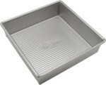 USA Pan Bakeware Nonstick Square Cake Pan, 8 Inch, Aluminized Steel - Image 2