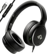 USB C Headphones Wired Headphones Over Ear with HD Mic, Lightweight Foldable Active Noise-Canceling Headphone for iPad/Sports/School/Travel/iPhone 17/16, Samsung S25/S24, Google Pixel 9,Ideal Gifts - Image 2