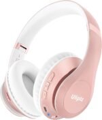 Uliptz Wireless Bluetooth Headphones, 65H Playtime, 6EQ Sound Modes, HiFi Stereo Over Ear Headphones with Microphone, Foldable Bluetooth 5.3 Headphone for Travel/Office/Cellphone/PC (Rose Gold) - Image 2