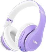 Uliptz Wireless Bluetooth Headphones, 65H Playtime, 6EQ Sound Modes, HiFi Stereo Over Ear Headphones with Microphone, Foldable Bluetooth 6.0 Headphone for Travel/Office/Cellphone/PC (Purple) - Image 2