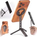 Ultra-Compact Magnetic Tripod for iPhone | Foldable Hook Design, 20 N52 Magnets, Cold Shoe & 1/4" Screw - Phone Stand for iPhone 12-17 & MagSafe Devices - Image 2