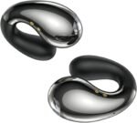 Ultra Open Ear Earbuds – Comfortable Clip-on Bone Conduction Headphones, Wireless Bluetooth Earphones with Waterproof Design, Over Ear Buds for Running and Sports, Mirror Black - Image 2