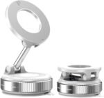 Upgraded 360° Nano Gel Vacuum Magnetic Phone Holder, Car Phone Holder for Magsafe[108+LBS Strongest Suction & 3000gf Strongest Magnetic], Car Phone Mount for Car/for iPhone 17 Pro Max White - Image 2