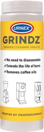 Urnex Grindz Professional Coffee Grinder Cleaning Tablets - 430 Grams - All Natural Food Safe Gluten Free - Cleans Burr and Casing - Help Extend Life of Your Grinder - Image 2