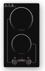 VBGK 2 burner Induction cooktop,110V 2300W double burner hot plate with LED Touch Screen, 9 Power Levels, Kids Lock & Timer, Overheat Protection, knob and touch control Double Induction Cooktop - Image 2