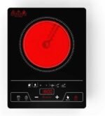 VBGK Single Burner Electric Cooktop,1800W Electric Stove Top Portable Cooktop LED Touch Control,8 Power Levels, Kids Lock - Image 2