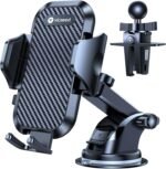 VICSEED True Military-Grade Shockproof Car Phone Holder [95LBS Vacuum-Locked Suction & Automotive-Grade] Cell Phone Mount Dashboard Windshield Vent Wall Truck Boat Cradle Stand for iPhone Android - Image 2