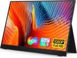 VILVA Portable-Monitor-for-Laptop - 15.6'' 1080P FHD IPS Display USB-C HDMI Portable Monitor for Laptop with Cover and Speakers External Monitor for Laptop/PC/Mac/Phone/Xbox Switch/PS4/ - Image 2