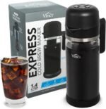 VINCI Express Cold Brew, Electric Cold Brew Coffee Maker in 10 Minutes, Glass Carafe, 3 Brew Strength Settings & Cleaning Cycle, Easy to Use & Clean 1.4 Liters Push Button Control - Image 2