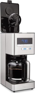 VINCI RDT Elite Spinning Sprayhead Coffee Maker | 12-Cup Programmable Coffee Brewer with Bloom Feature and Rotary Dispersion Technology | Black and Stainless Steel | Auto Shut-Off - Image 2