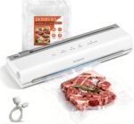 Vacuum Sealer Machine for Food, 5-in-1 Food Saver with Built-In Cutter & 20 BPA-Free Bags – Dry & Moist Modes, Compact Easy-to-Use Vacuum Sealer for Meal Prep, Freezer Storage & Long-Lasting Freshness - Image 2