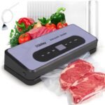 Vacuum Sealer Machine for Food Preservation, 80kPa Powerful Suction, Built‑in Cutter & Starter Kit, Dry & Moist Modes, Digital Countdown, Compact Design, Keep Food Fresh 6X Longer - Image 2