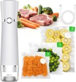 Vacuum Sealer for Food, Handheld Saver Compact Vacuum Sealer Machine with 30 Reusable Bags for 10X Preservation & Fresh - Image 2