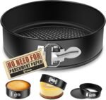 Vakoo Springform Pan - Nonstick, Leakproof Cheesecake Pan for Baking, Easy Release, No Parchment Paper Needed, 9 Inch - Image 2