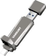 Vansuny 1TB USB Solid State Drive Up to 1000MB/s 3.2 Gen 2 Dual SSD USB A + Type C Portable External SSD for Android Phone Tablet Laptop MacBook PC - Image 2